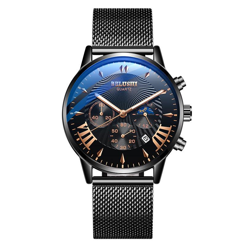 

Wristwatches 2021 Wristwatch Cool Male Watch Student Time Quartz Night Light Waterproof Multi-functional Watches Fashion Clock Hodinky, Lab