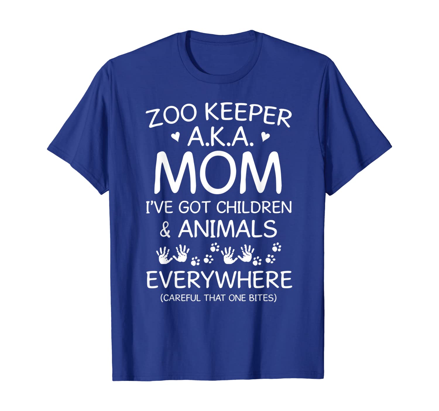 

Zoo keeper a.k.a Mom I've got children animals everywhere, White;black