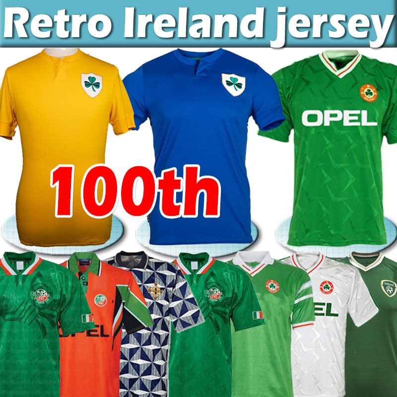 

2021 centenary Ireland soccer jersey 100th anniversary retro football Jerseys 90 93 92 94 96 1988 1990 1992 1994 1997 1998 classic vintage Northern men kids Irish, 20 21 away