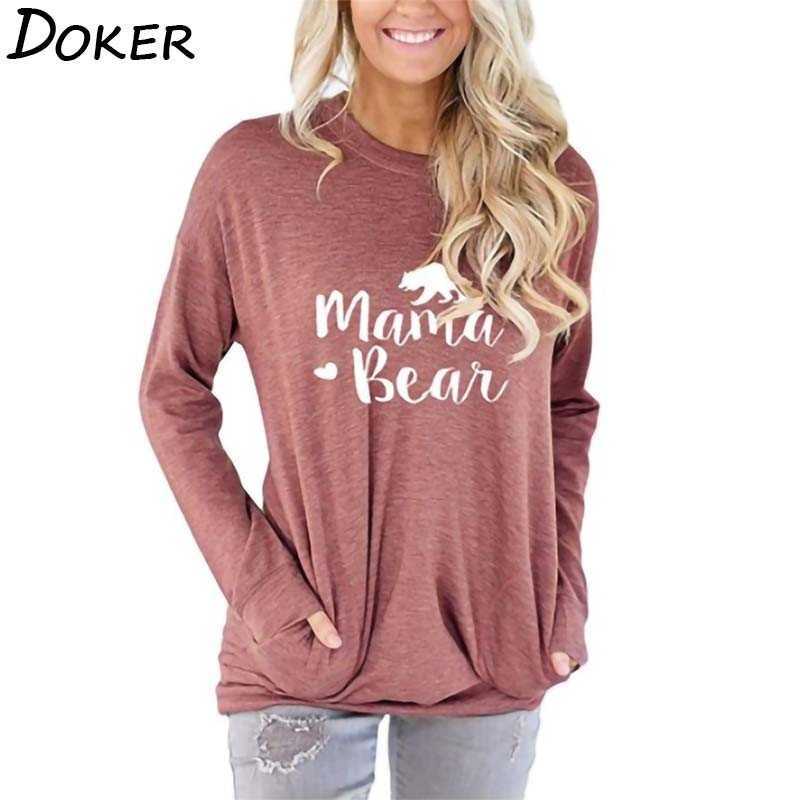 

Letter Print Long Sleeve T Shirt Women Clothes Autumn O-neck Fashion Oversize Loose T-shirt Tops Casual Tee Femme 210603, Purple red
