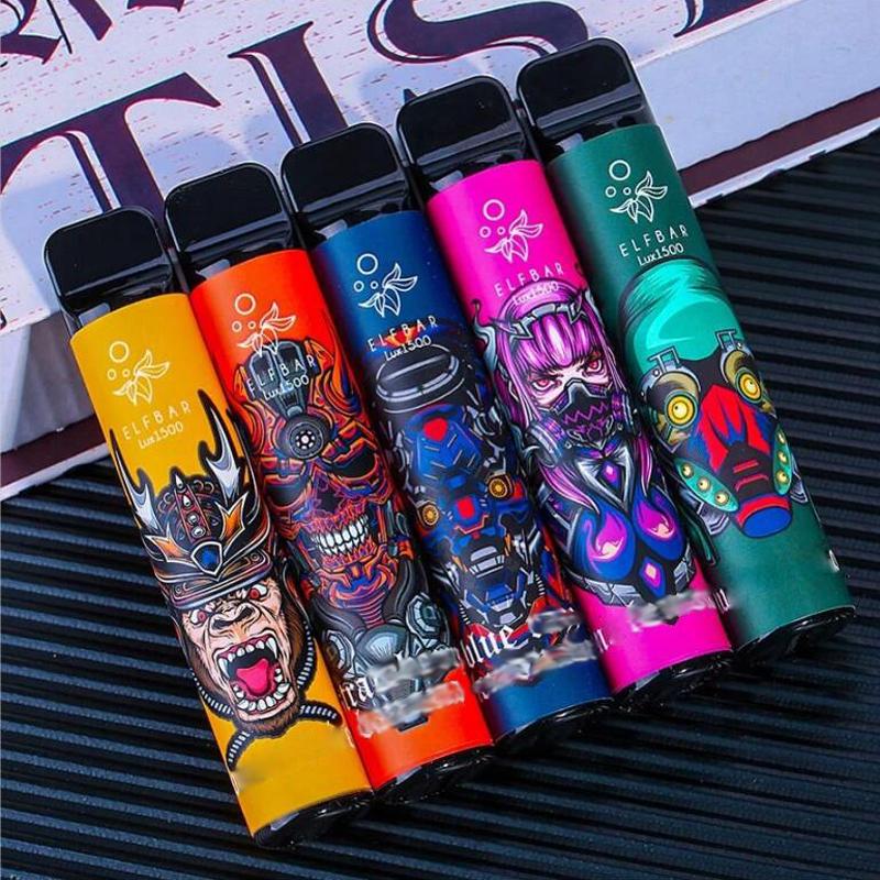 

Compare with similar Items 1500 Puffs Elf Bar Lux Electronic Cigarettes 850mAh 4.8 ml Disposable Pre-Filled Vape Pen POD vaping Starter Kit
