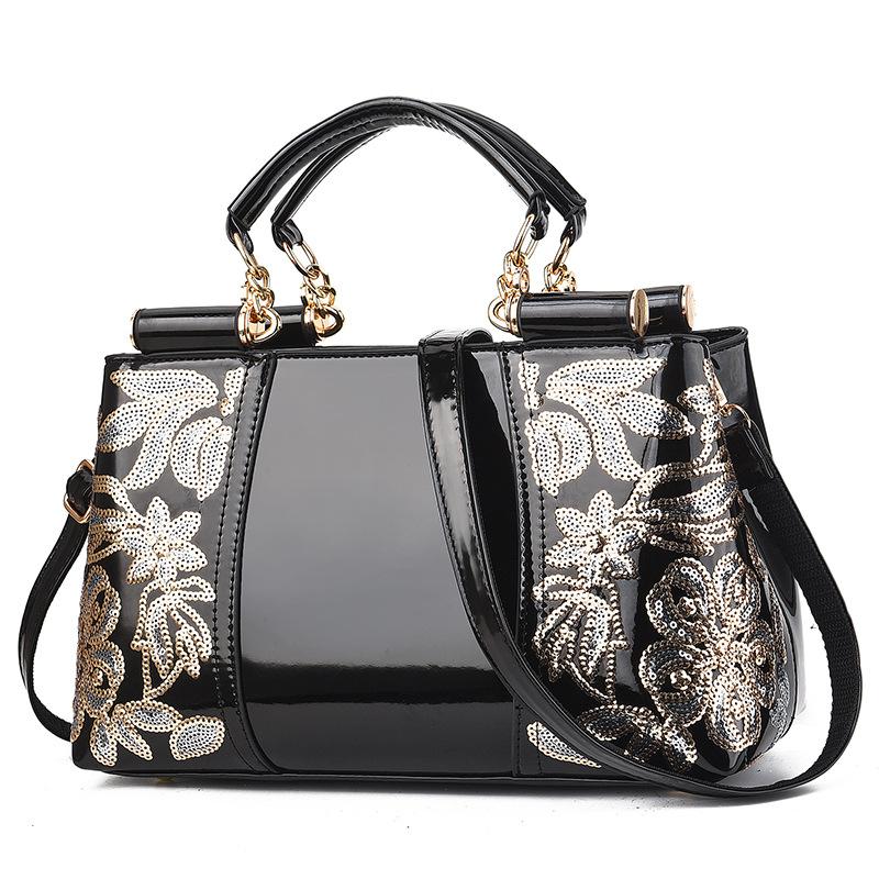 

Evening Bags 2021 Embroidery Women Bag Leather Purses And Handbags Luxury Shoulder Crossbody Female For Handbag
