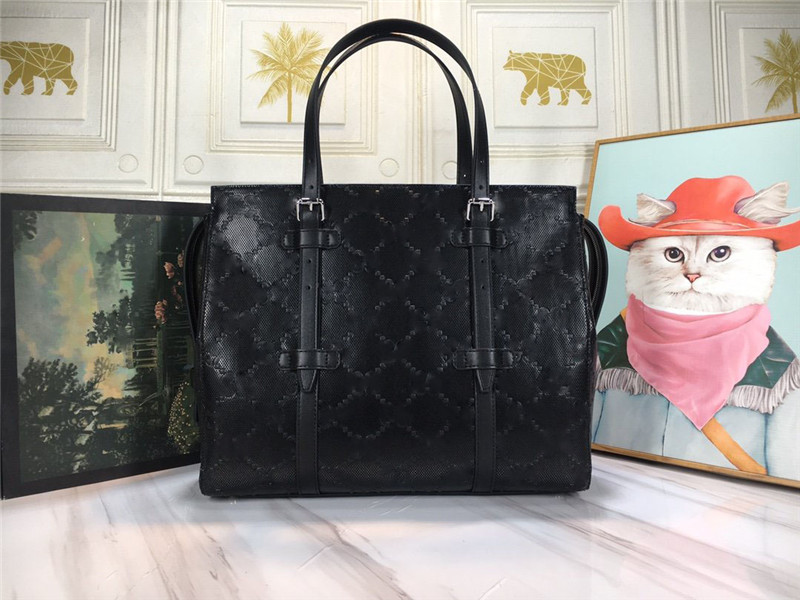 

Designer Luxury Embossed Tote Bag 625774 Black Leather Tote Bag HandBag Size 36x30x16cm, Don't pay it