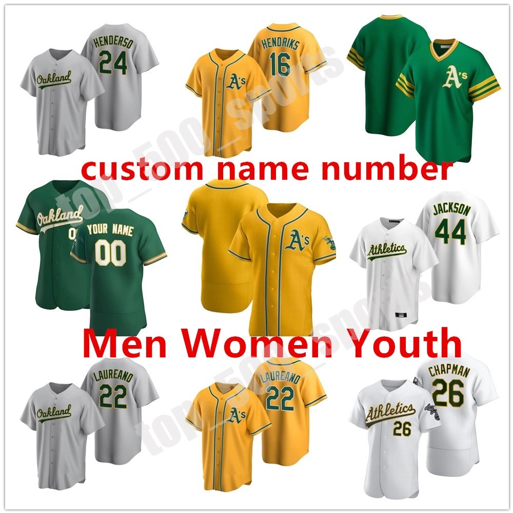 

Men Lady Kid jersey 2 Khris Davis Matt Chapman Olson Blake Treinen Rickey Henderson Canseco Reggie Jackson Women Youth Jerseys, Colour 11