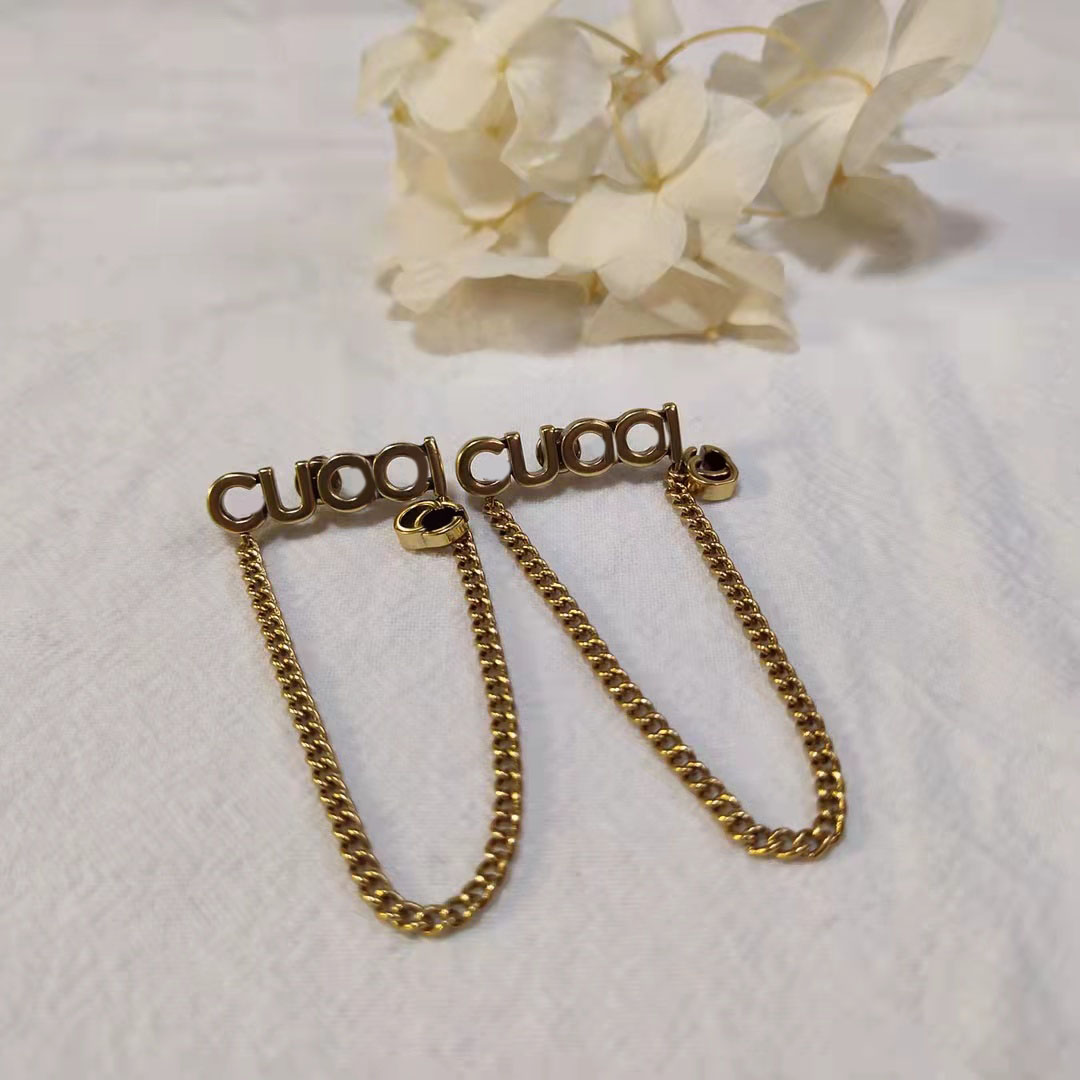 

Fashion letters tassel Charm earrings for women party jewelry