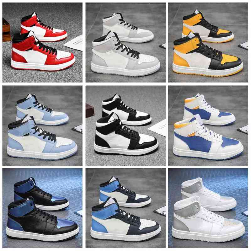

Designer Hyper Royal University Blue Basketball Shoes High OG Jumpman 1 Patent obsidian UNC men women Sneakers Trainers with box, More styles contact me