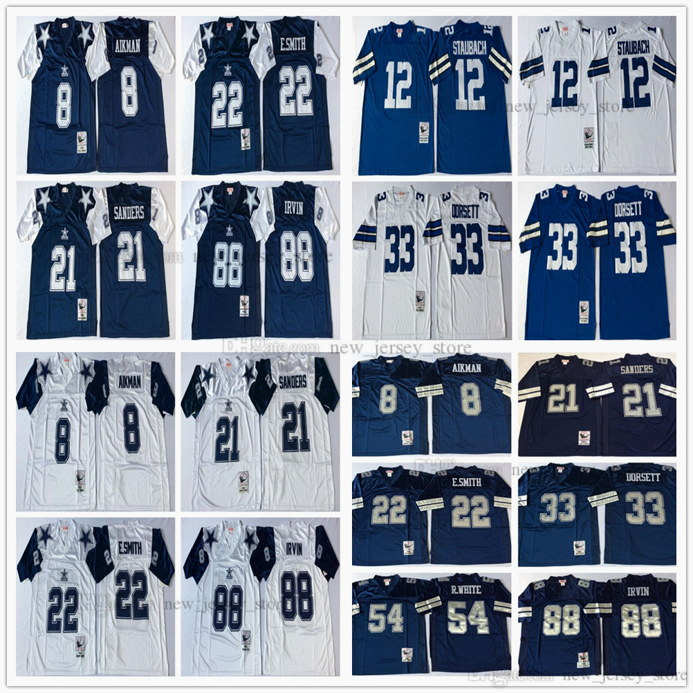 

NCAA Vintage 75th Retro College Football Jerseys Stitched White Blue Jersey 002, Same as picture
