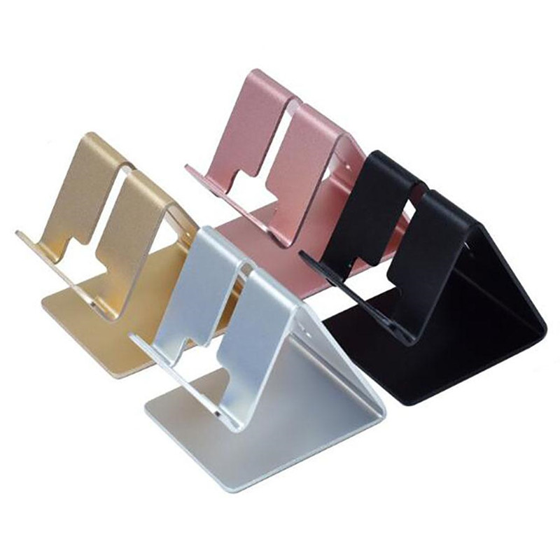 

phone stand holder Aluminum portable mini universal bracket cellphone lazy mounts for Tablet Deskiphone samsung huawei p20 lite mate 20 in home office, Mixed color