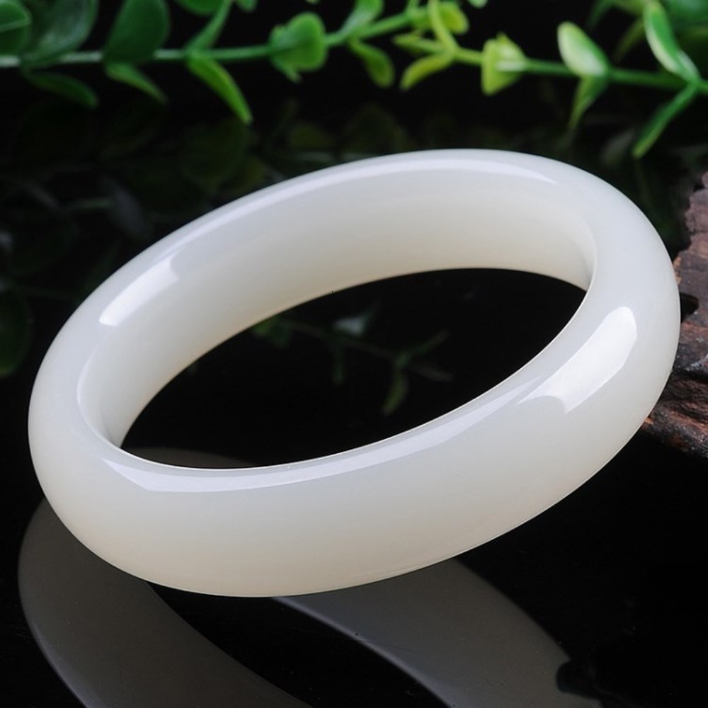 

Hand catenary White white women's business bracelet jade jewelry gift, Golden;silver