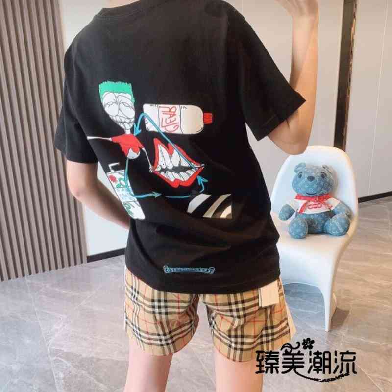 

Outlet JapaneseCH Heart Mattyboy Graffiti T-shirt Unisex Short Sleeve Y, White