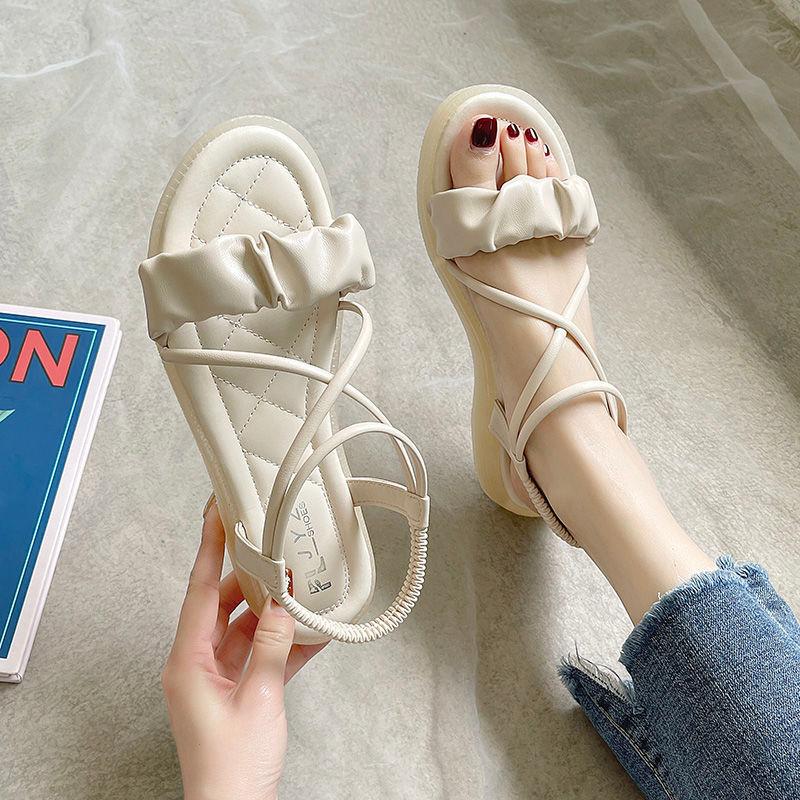 

Sandals Shoes Women Slippers Red 2021 Women's Summer Flat Sandales Femmes Sandalias, Beige slippers