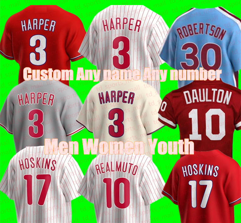 

New Men Women Bryce youth 2021 2022 Baseball Jerseys DARREN DAULTON PHIlADELPHIA HARPER MAIKEL FRANCO RHYS HOSKINS AARON PHILLIES NOLA MITCH SCHMIDT STITCH jersey, As shown in illustration