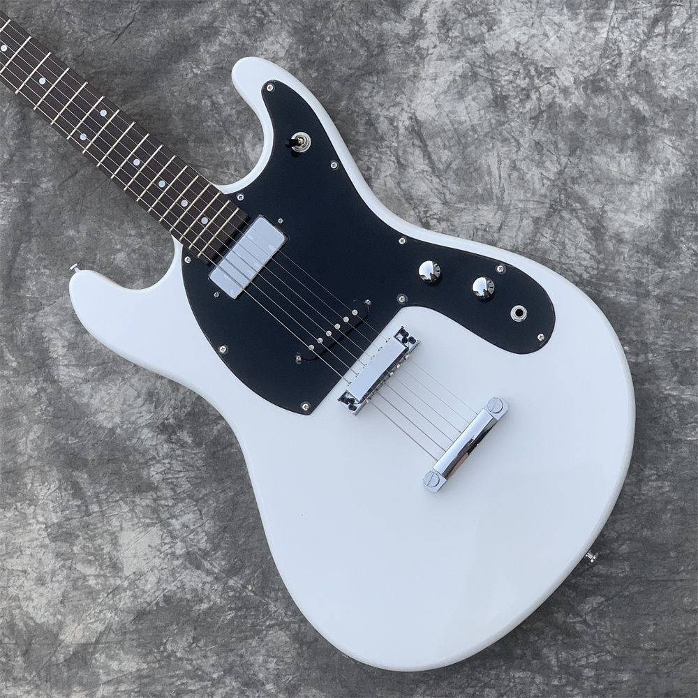 

Factory store white body golden parts maple neck rosewood fretboard ST 6 strings electric guitar guitarra