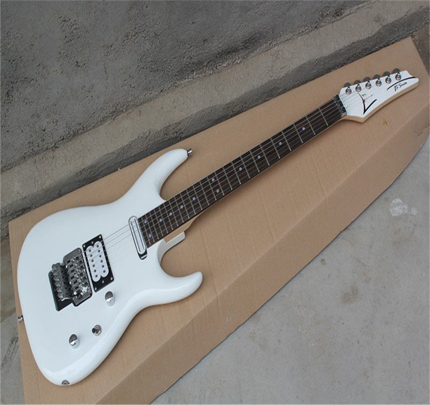 

Factory Wholesale High Quality Korean Accessories JS2400 Joe Satriani White Electric Guitar with Vibrato