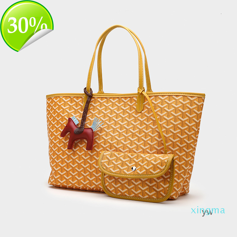 

goyar Luxurys New Dongdamen Fashion Large Dogtooth Capacity Shoulder Portable Women's Shopping Bag Yw