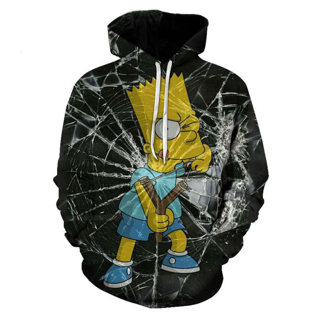 

Spring and autumn cool Rick Morty digital 3D printed sweater casual Top Men, Black