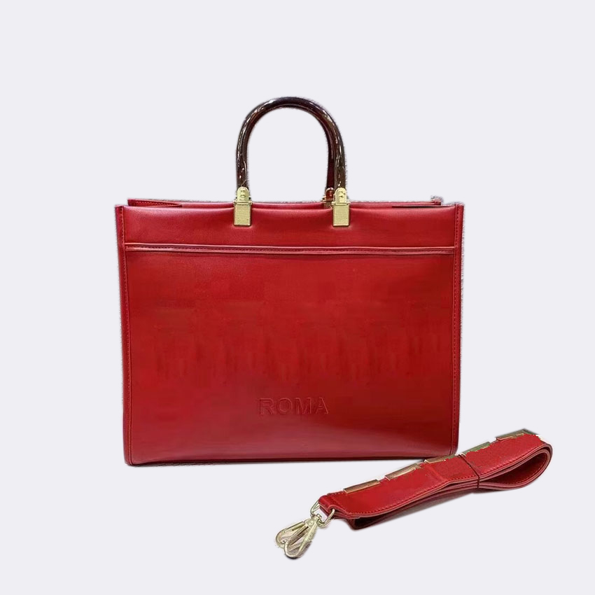 

Fashion Designer tote large Tote Shopper Bag Top Handle crossbody shoulder women Beach handbag Embossing letter Roma leather Luxury zipper purse fends, Fedex shipping