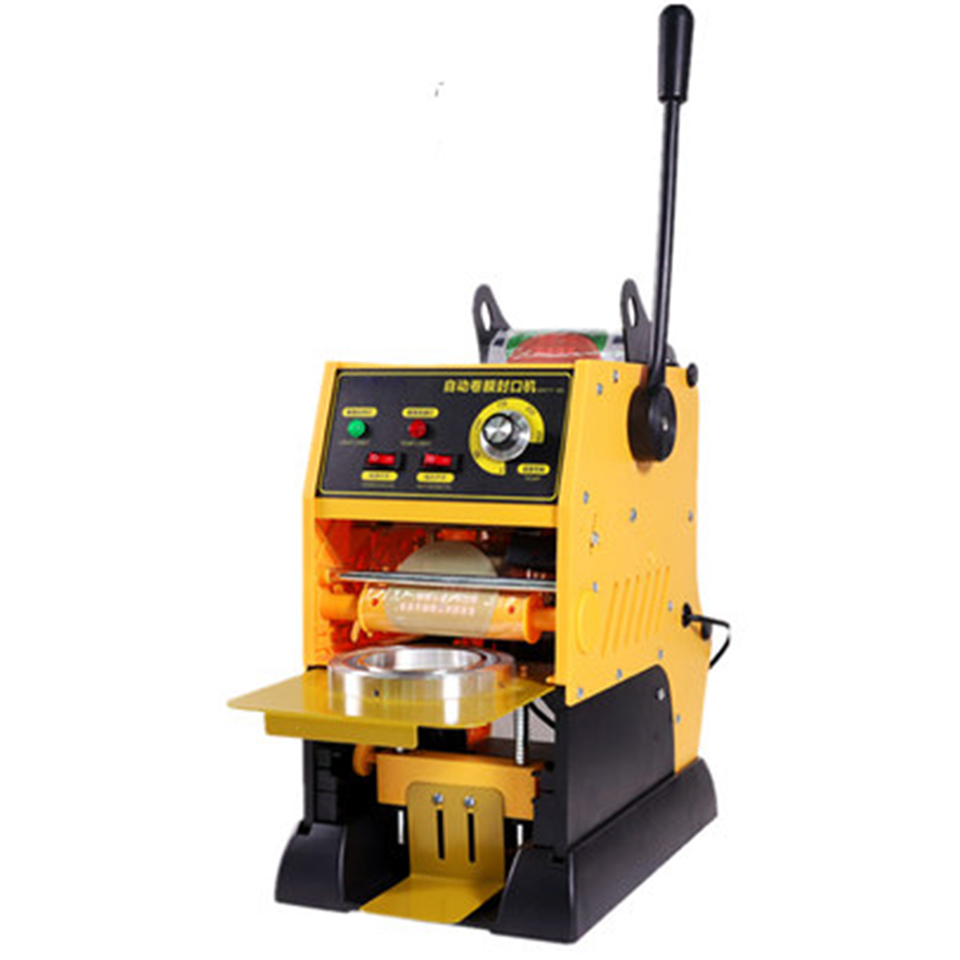 

TD3 Plastic Cup Sealing Machine High Quality Semi Auto Type Cups Sealing Machine Table Top Bubble Tea Plastic Cup Sealer