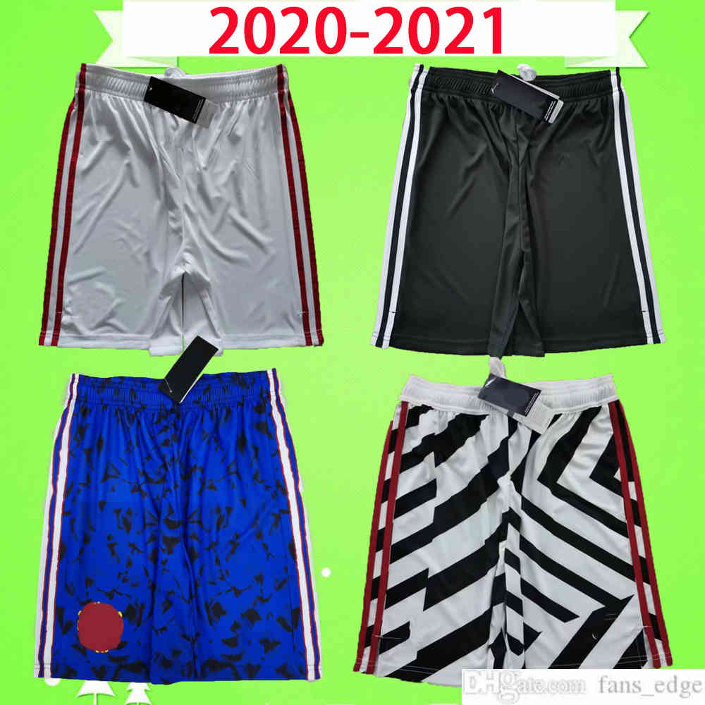 

Top quality Manchester 2020 2021 UTD soccer shorts VAN DE BEEK MAN MARTIAL RASHFORD football pants 20 21 home away third 3rd black white, 2020-2021 shorts