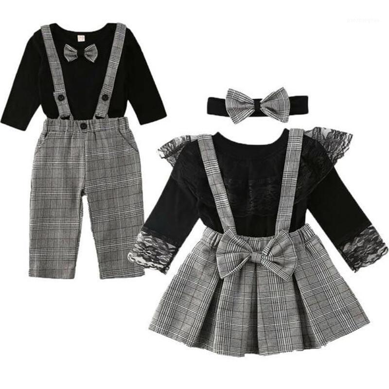 

Spring Family Matching Clothes Little Brother Sister Outfits Set Toddler Romper Overall Big Suspender Clothing Sets1, Brother clothes