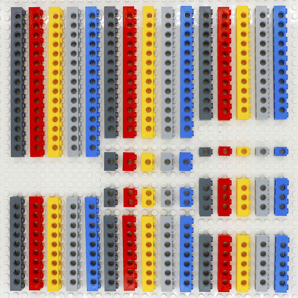 

Technic Building Blocks Parts Bulk Thick Bricks 10 Size 5 Color Combination Studded Long Beam Toys LOT MOC Hot 1008