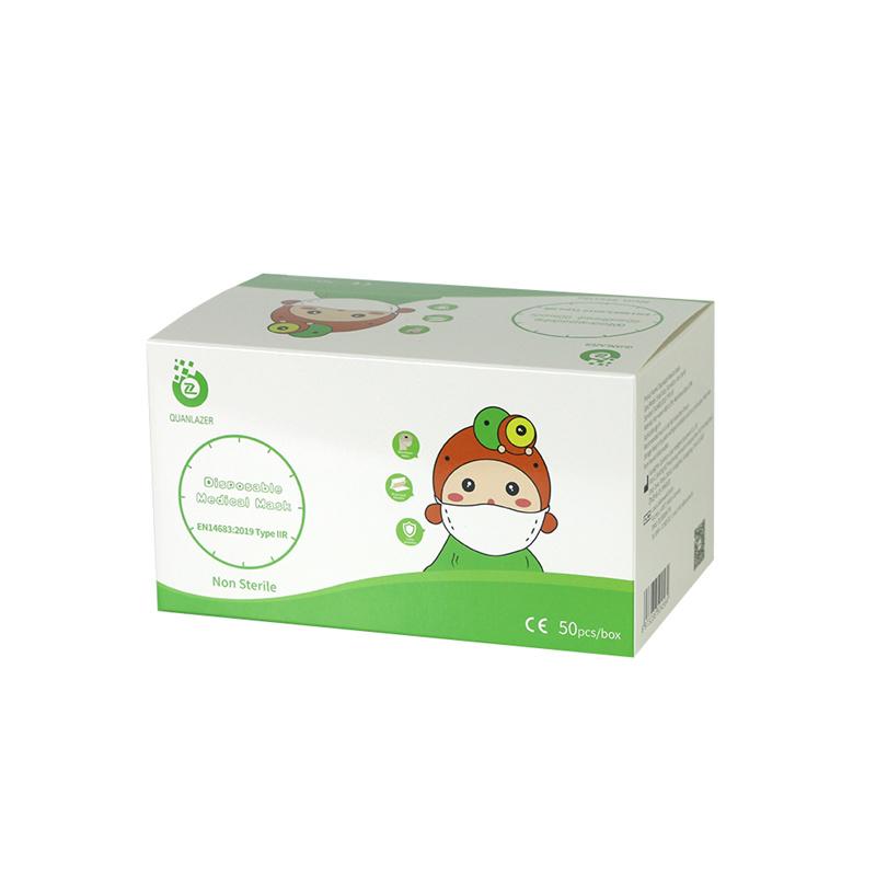 

In Stock! DHL Disposable 50 Pieces 3 Face mask Protection and Personal Health with Ear Hook Type Child
