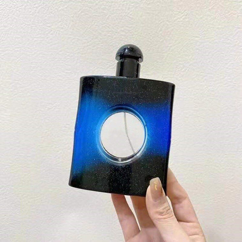 

Classic Woman Perfume Black opium 90ML Blue Bottle fragrance Long Lasting Mature and Pleasant Fast Delivery