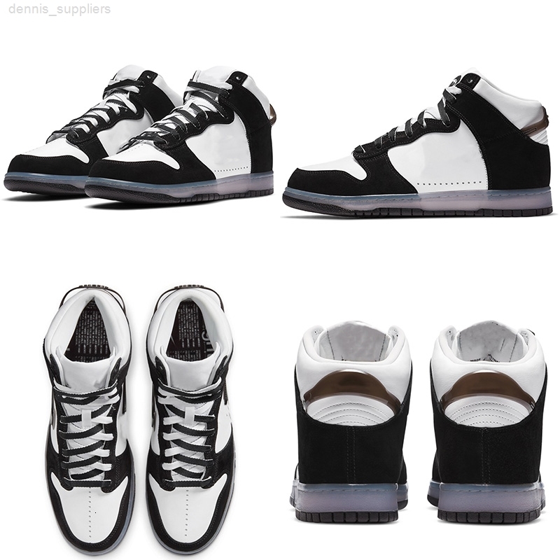 

Wholesale New 1 OG Mid Clear Black Mens Basketball Shoes designer Slam Jam High 1s Sneakers Sports Outdoor Trainers