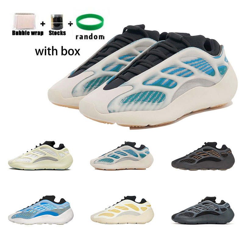 

2021 Running Shoes 700 V3 kyanite Azareth GY0260 G54850 Blue luminous Runner Men Sneaker 700V3 Sports women Run Shoe size 36-45, 00