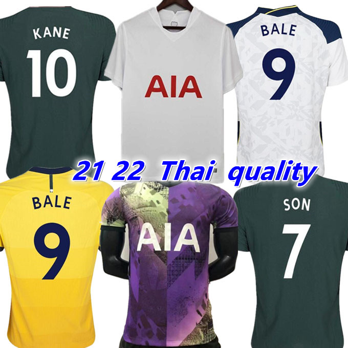 

21 22 TOTTENHAM Soccer Jersey Bergwijn Kane Son Lucas 2022 spurs Dele Ndombele Lo Celso DOHERTY football shirt men home+away Lilywhites fans, Black;yellow