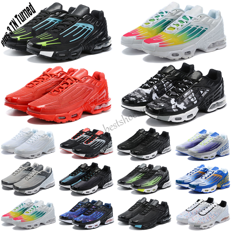 

Tn Plus 3 III Tuned Run Shoes Mens Trainers Chaussures Triple White Black Hyper Blue Green OG Neon Womens Sneakers Sports Runners 36-45, Color 18