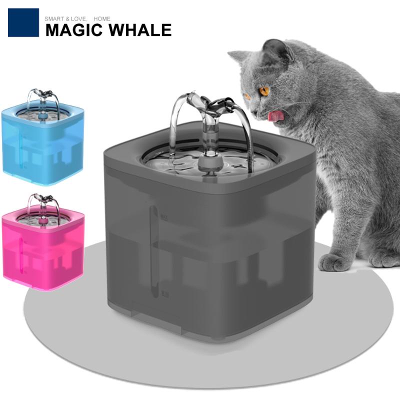 

Cat Bowls & Feeders 2L Automatic Pet Water Fountain Filter Dispenser Feeder Smart Drinker For Cats Bowl Kitten Puppy Dog Drinking Supplies