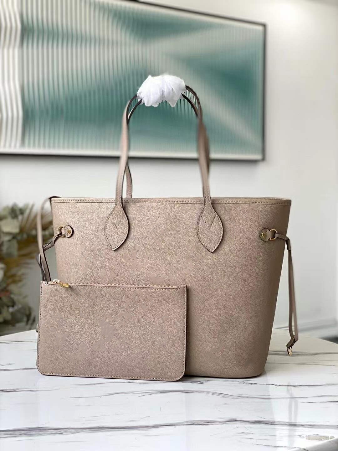 

Luxurys Designer Bags 2021 women fashion shoulder Shopping beach bag tote Handbag 31cm High quality handbags M45684 M45685 M45686, Price difference