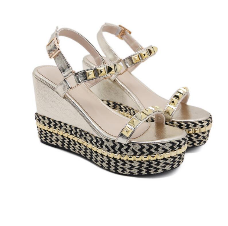 

2021 Sandals Beach-Shoes Slip-On Lightweight Elastic Comfy Casual Woman No for Classics Textile-Splicing, 02