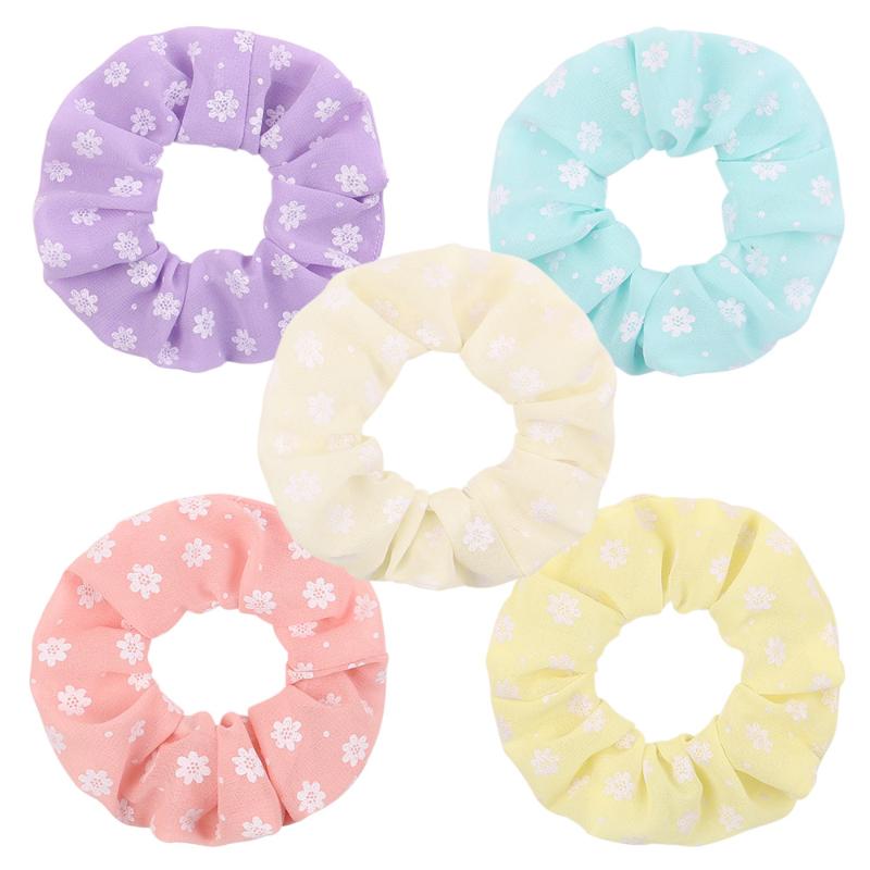 

Hair Accessories 1PCS Elastic Bands Headband Ponytail Holder Scrunchies For Women Girl Chiffon Headwear, 0009-3