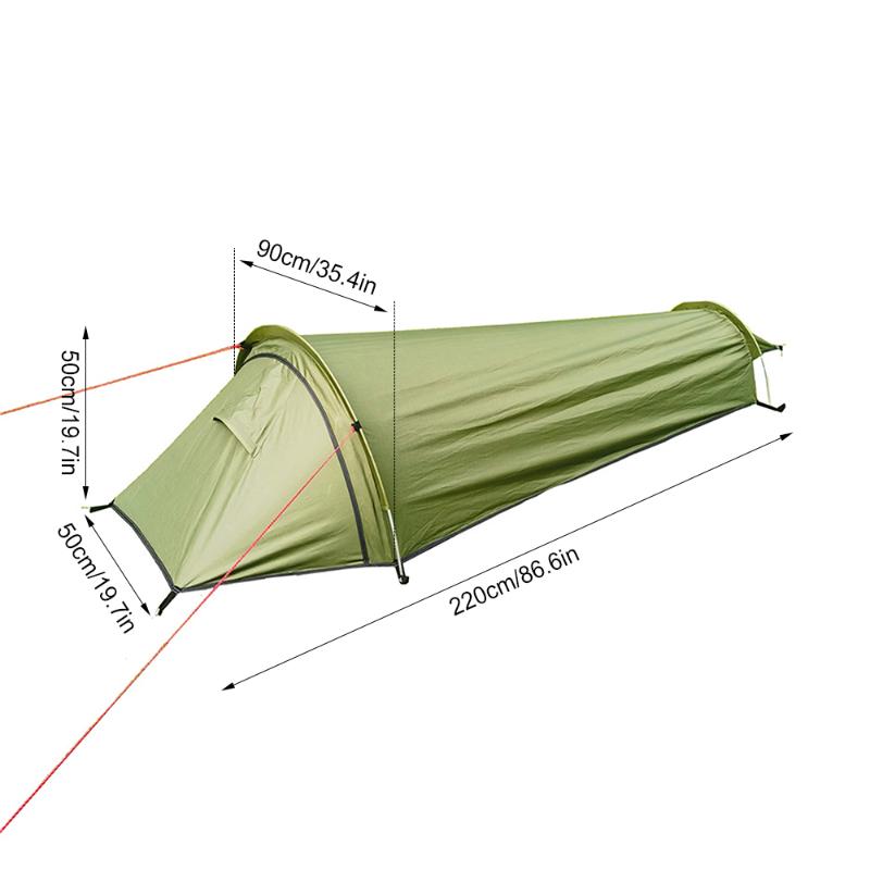 

Tents And Shelters 2021 Outdoor Camping Tent Portable Sleeping Bag Single Person Hiking Climbing Ultralight Equipment