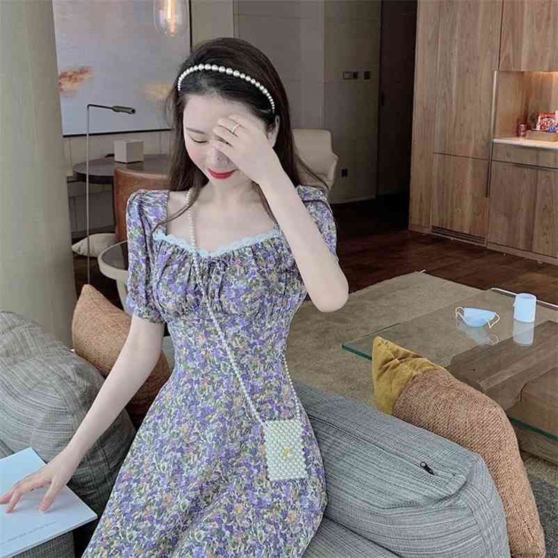 

3 Colors Spring Summer Autumn Floral Printed Woman Lady Fashion Casual Sexy Women Party Dress Female Mini 210519, Pink