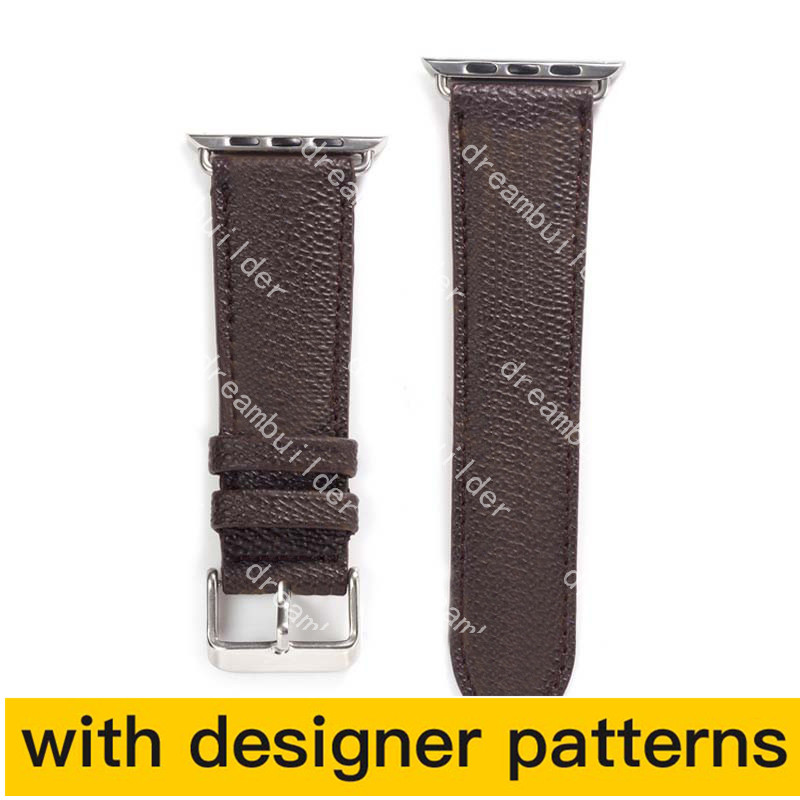

Designer Strap Watchbands Watch Band 41mm 42mm 38mm 40mm 44mm 45mm iwatch 2 3 4 5 6 7 bands Leather Straps Bracelet Fashion sdfg