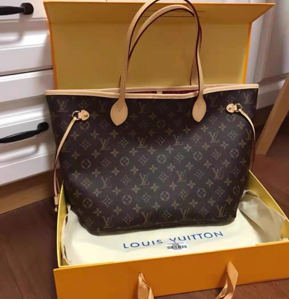 

Women Handbag Shoulder Bags Shopping Bag Totes Classic Brown purse date code serial number checker tote grid flower 31, Dust bag