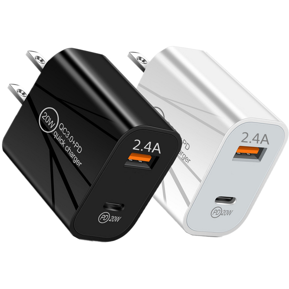

Fast Quick 20W 12W Wall Chargers EU US UK AC Home type c PD Charger Adapter For Ipad IPhone 12 13 Pro Max Samsung htc huawei