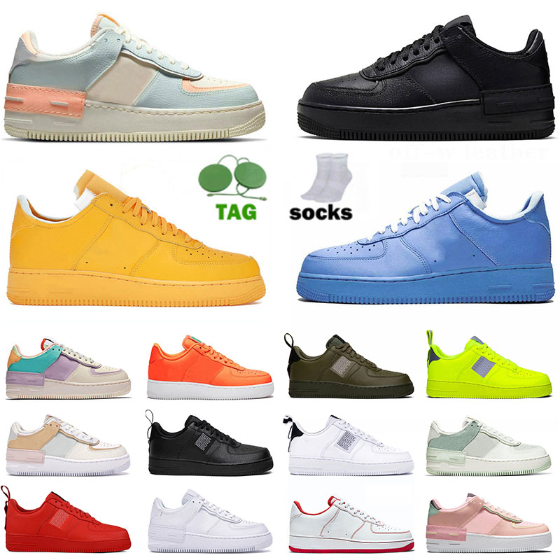 

Skate Running Shoes Mens Womens Dunk 1 Low Trainers MCA Dunks One University Gold Tropical Twist Coconut Milk Rust Blue Arctic Punch Pink Sports Sneakers Outdoor, B7 36-45 utility black