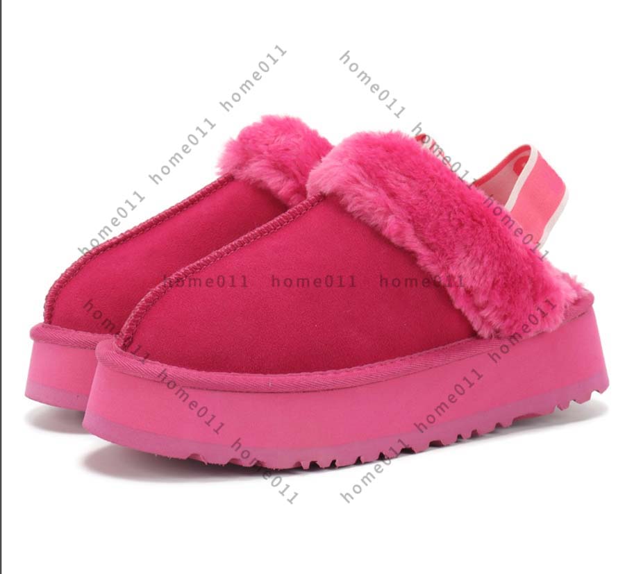 

designer Classic mini fashion australia boots Top Quality women fluff yeah platform womens boot girls lady bow winter snow Ankle size 35-43, Black