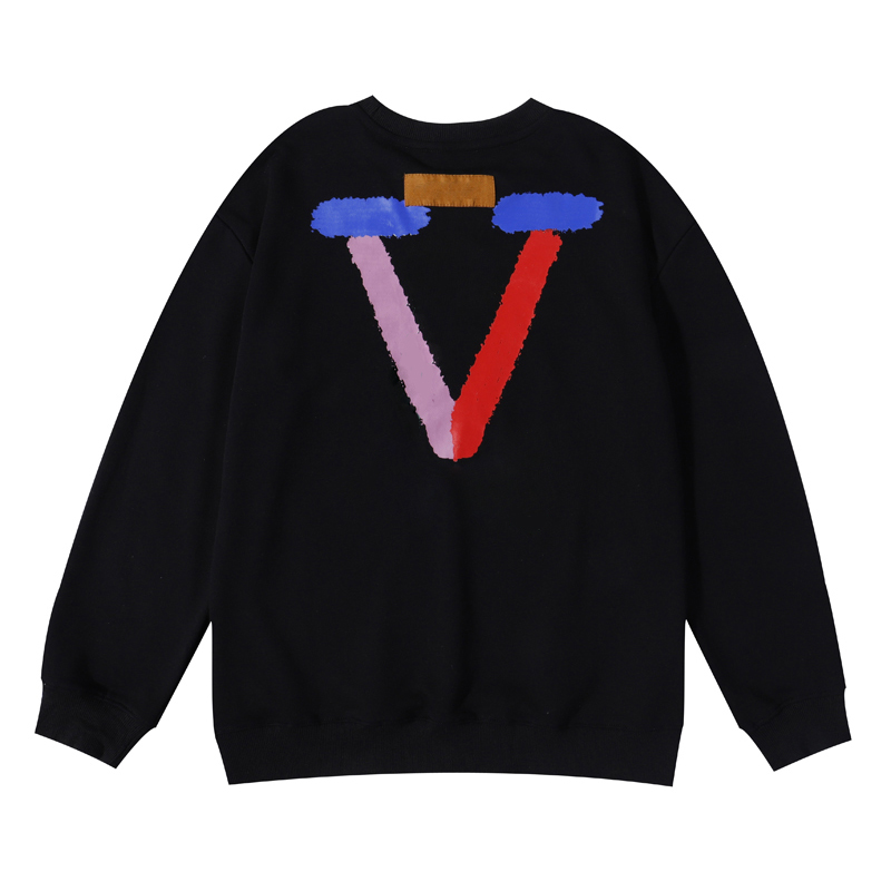 

21SS Cotton Casual Fashion Designer Men's Sweatshirt Rainbow Color Letter Print Hoodie Ladies Pullover Hooded Sweater