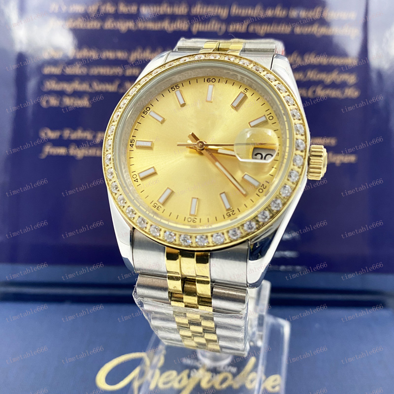 

Luxury Watch Wristwatches Watches For Women Brand Stainless steel Mechanical 28/31/36MM Folding Buckle Hardlex DayDate Montre Waterproof Stopwatch wristwatch, W1