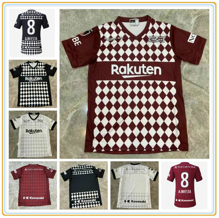 

21 22 J1 League VISSEL Soccer Jersey japan 2021 2022 Home Away Football Shirts Uniform Gotoku A.INIESTA DAVID VILLA PODOLSKI SAMPER, Red