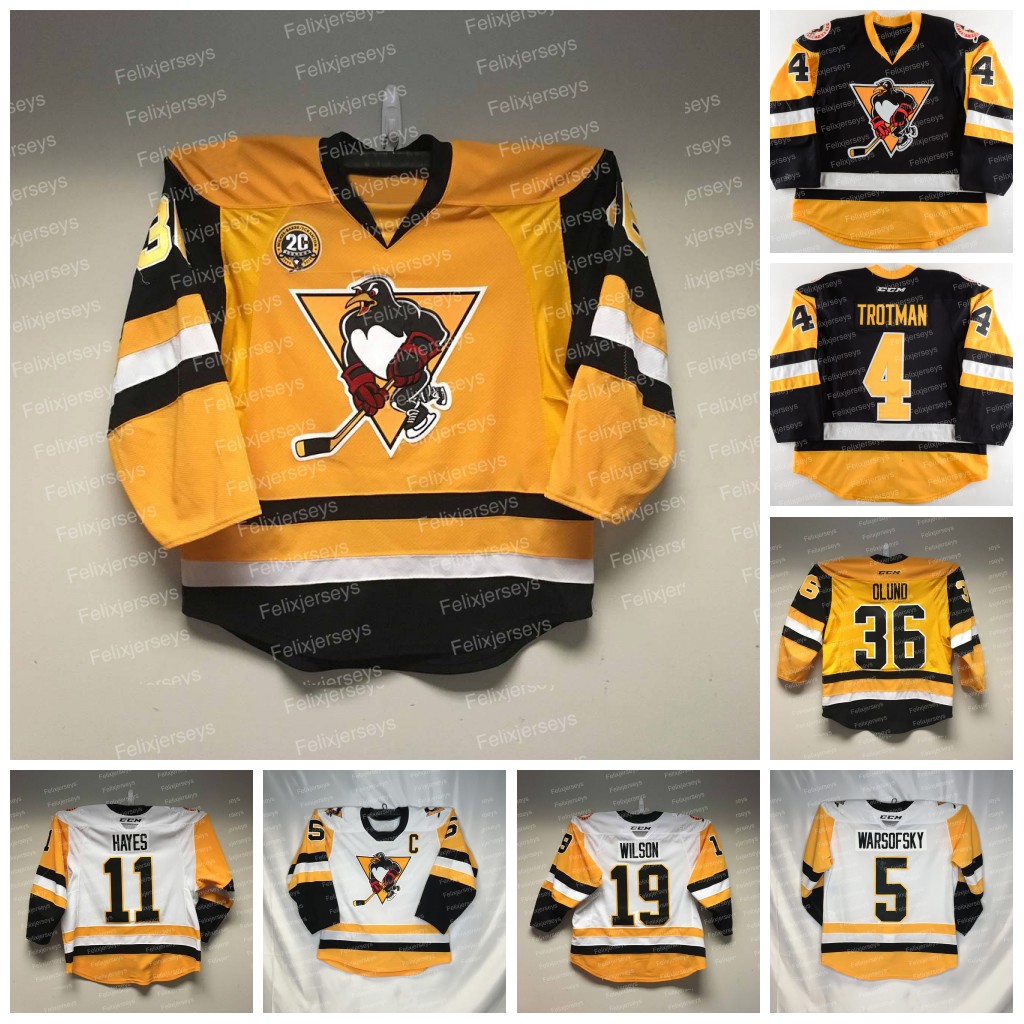 

Scranton Penguins Hockey Jersey Zach Trotman David Warsofsky Jimmy Hayes Garrett Wilson Linus Olund LOUIS DOMINGUE PIERRE-OLIVIER JOSEPH RADIM ZOHORNA, Away jersey youth s-xl