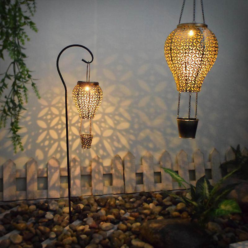 

Solar Lamps Air Balloon Lantern Ground Garden Light Yard Decor Outdoor Lamp
