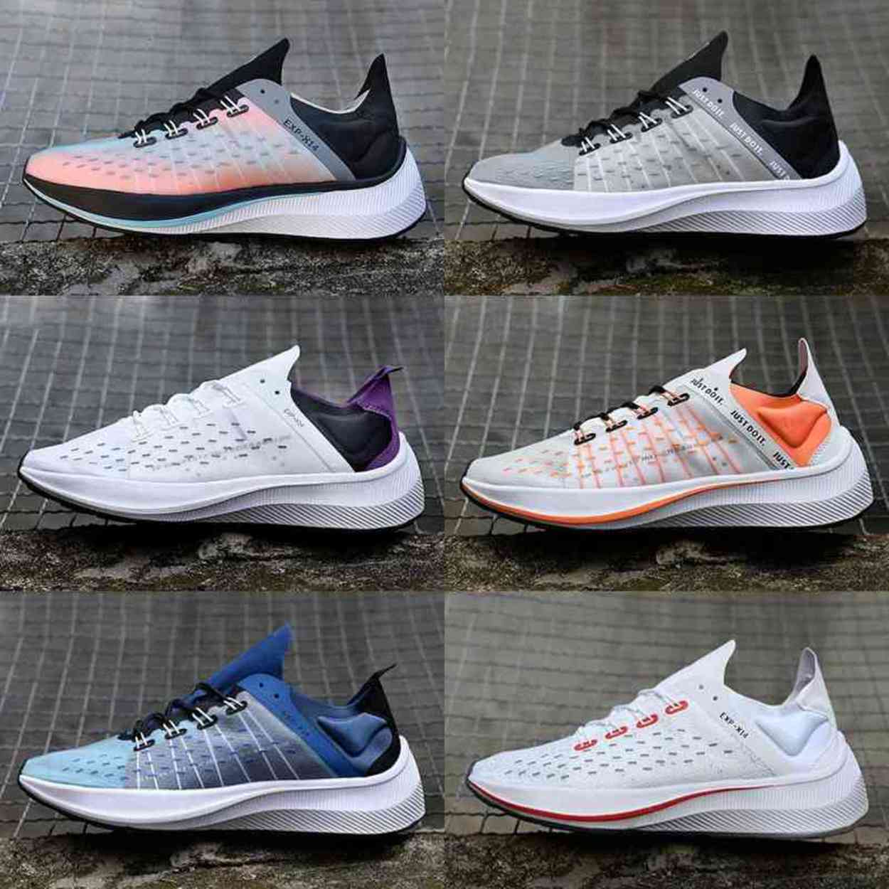 

Mens & Women's Translucent EXP X14 Racer Athletic Black White EXP-X14 Sneakers Zoom Fly Trainers Sports s Shoes