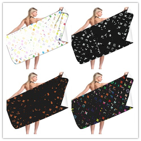 

letter casual ins style beach towel fashion summer bath towels high quality classic design home gift, See details below