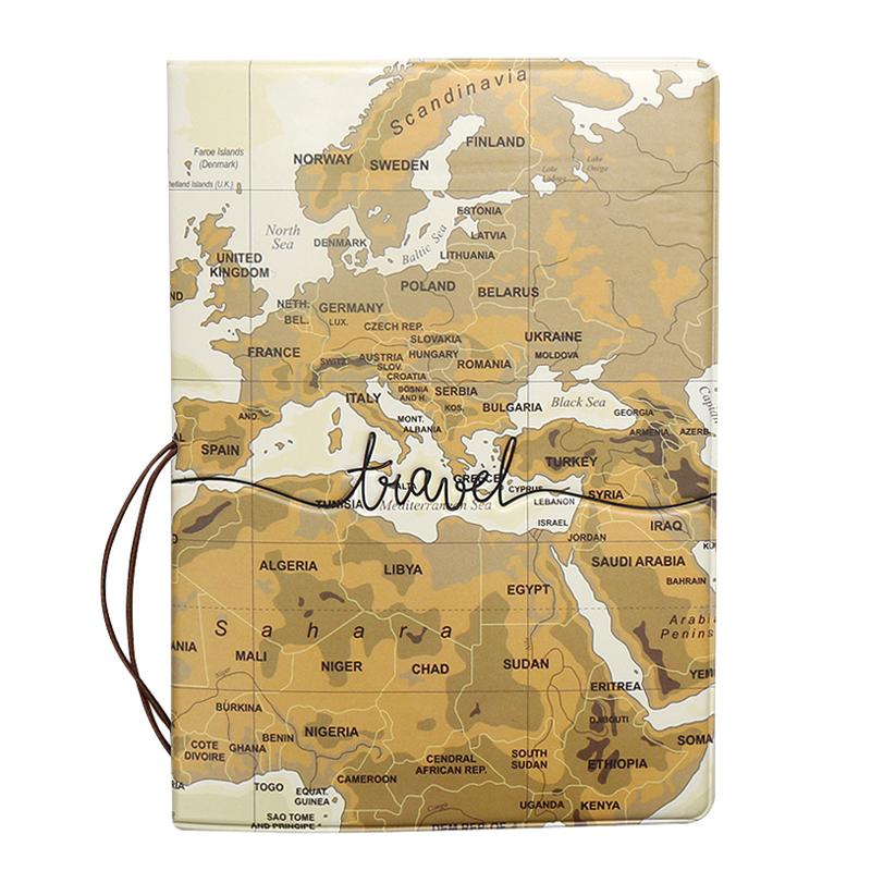 

Card Holders Storage PVC Rectangle Convenient Protective Case Waterproof Travel Portable Passport Cover ID Wallet 3D Durable